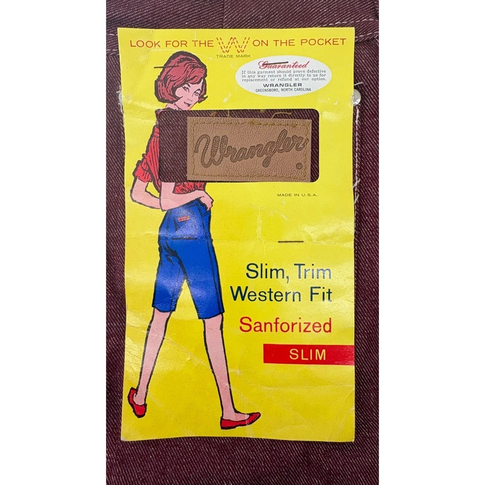 Wrangler Capri Jeans Womens Cotton Slim Trip Western Fit 10 Vintage‎ Sanforized